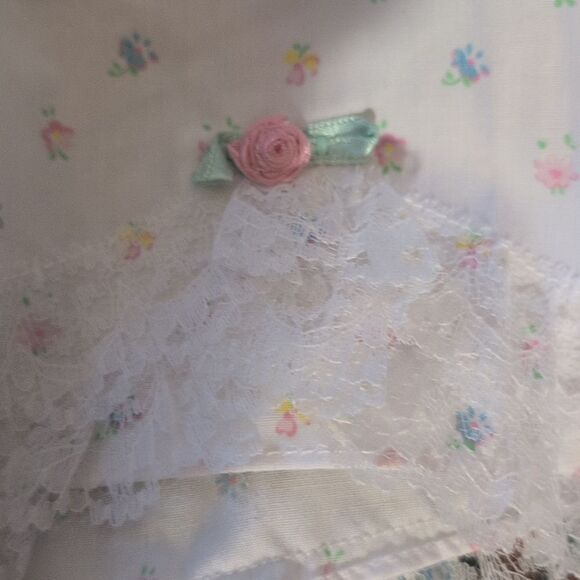 Sesame Street Y2K Infant Girls White Floral Dress Bloomers Lace‎ Ruffle - Picture 5 of 9
